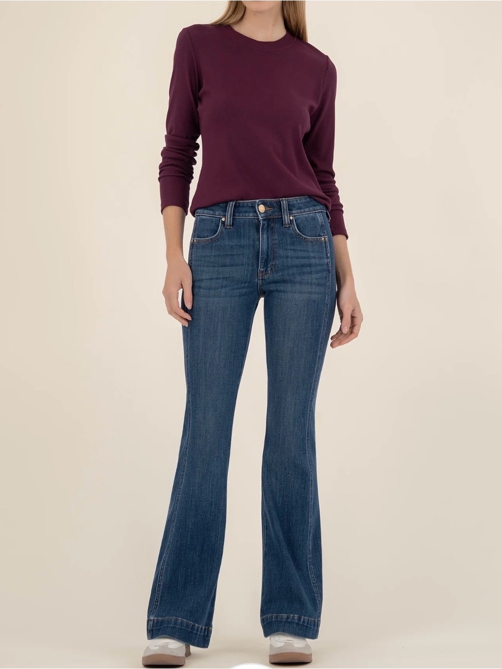 Kut From The Kloth Natalie High Rose Bootcut Jean. Size 10.